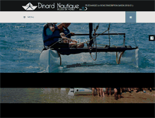 Tablet Screenshot of dinard-nautique.com